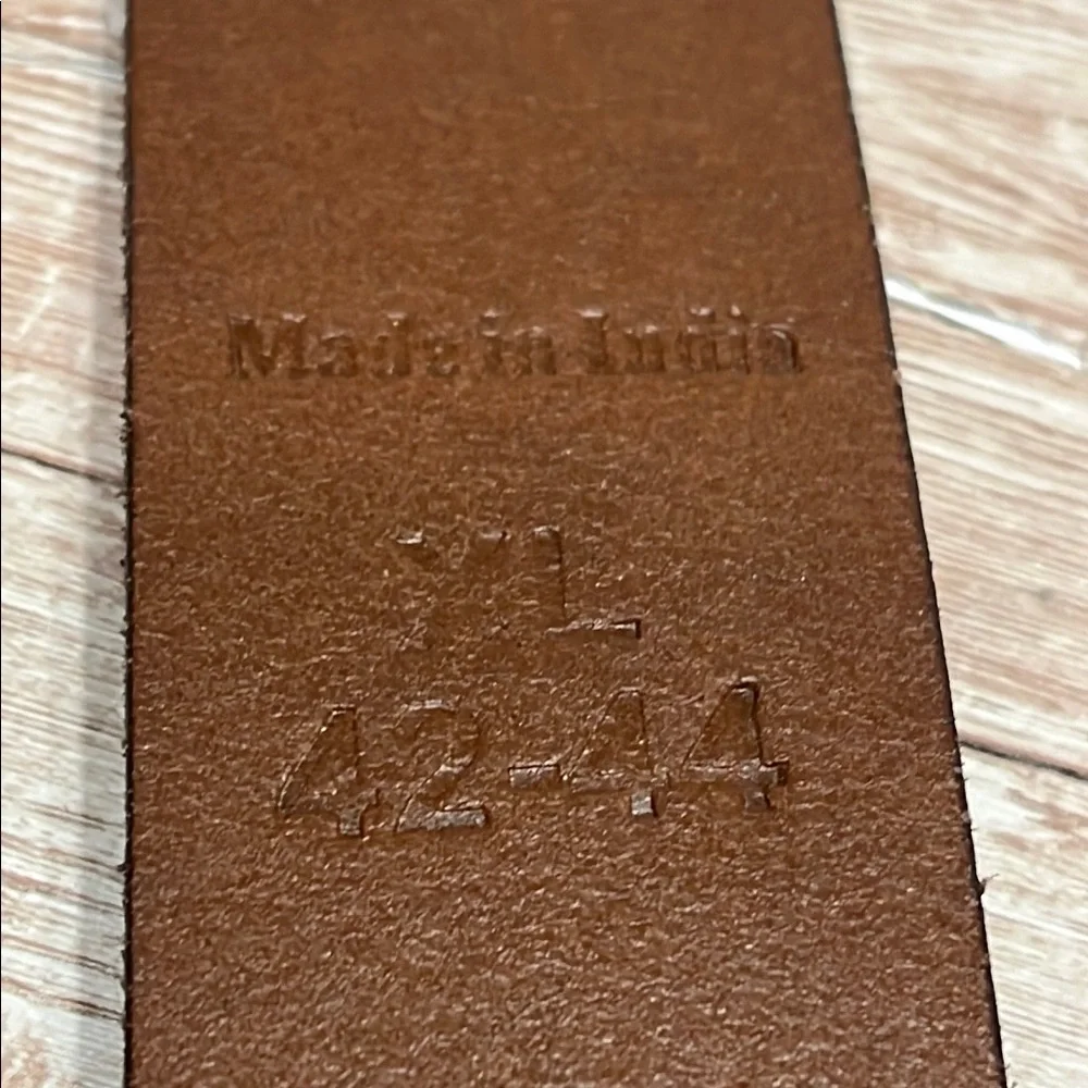 Men's Brown Leather Belt